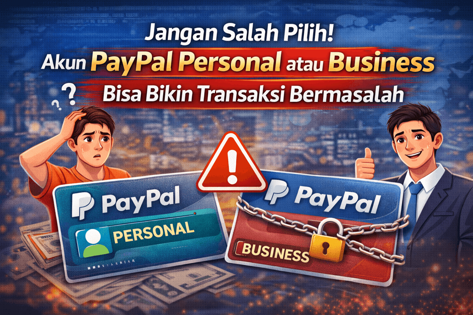 Jangan Salah Pilih! Akun PayPal Personal atau Business Bisa Bikin Transaksi Bermasalah
